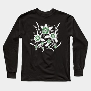 Green flowers Long Sleeve T-Shirt